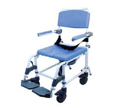 Commode / Shower Chair Healthline EZee Life Padded Flip-Back Arms