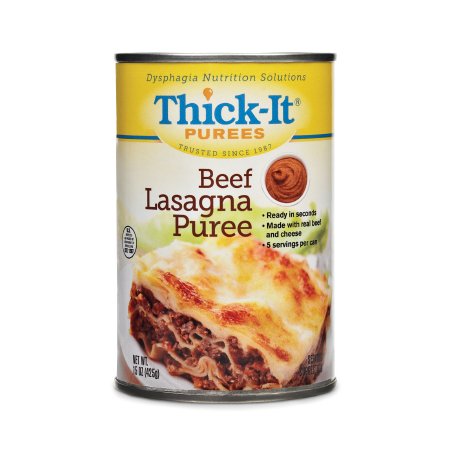 Thickened Food Thick-It 15 oz. Can Beef Lasagna Flavor Puree IDDSI Level 4 Extremely Thick/Pureed