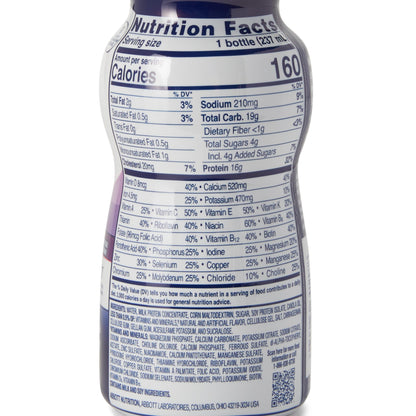 Ensure High Protein Vanilla Oral Nutritional Supplement 8 oz Bottle