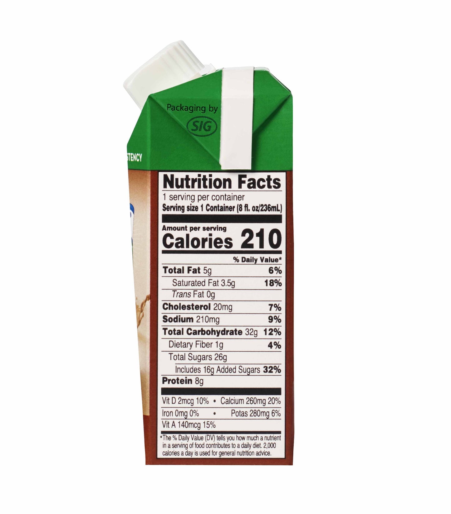 Thick & Easy Dairy Thickened Chocolate Milk 8 oz IDDSI Level 2 Carton
