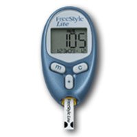 Blood Glucose Meter FreeStyle Lite 5 Second Results Stores up to 400 Results No Coding Required