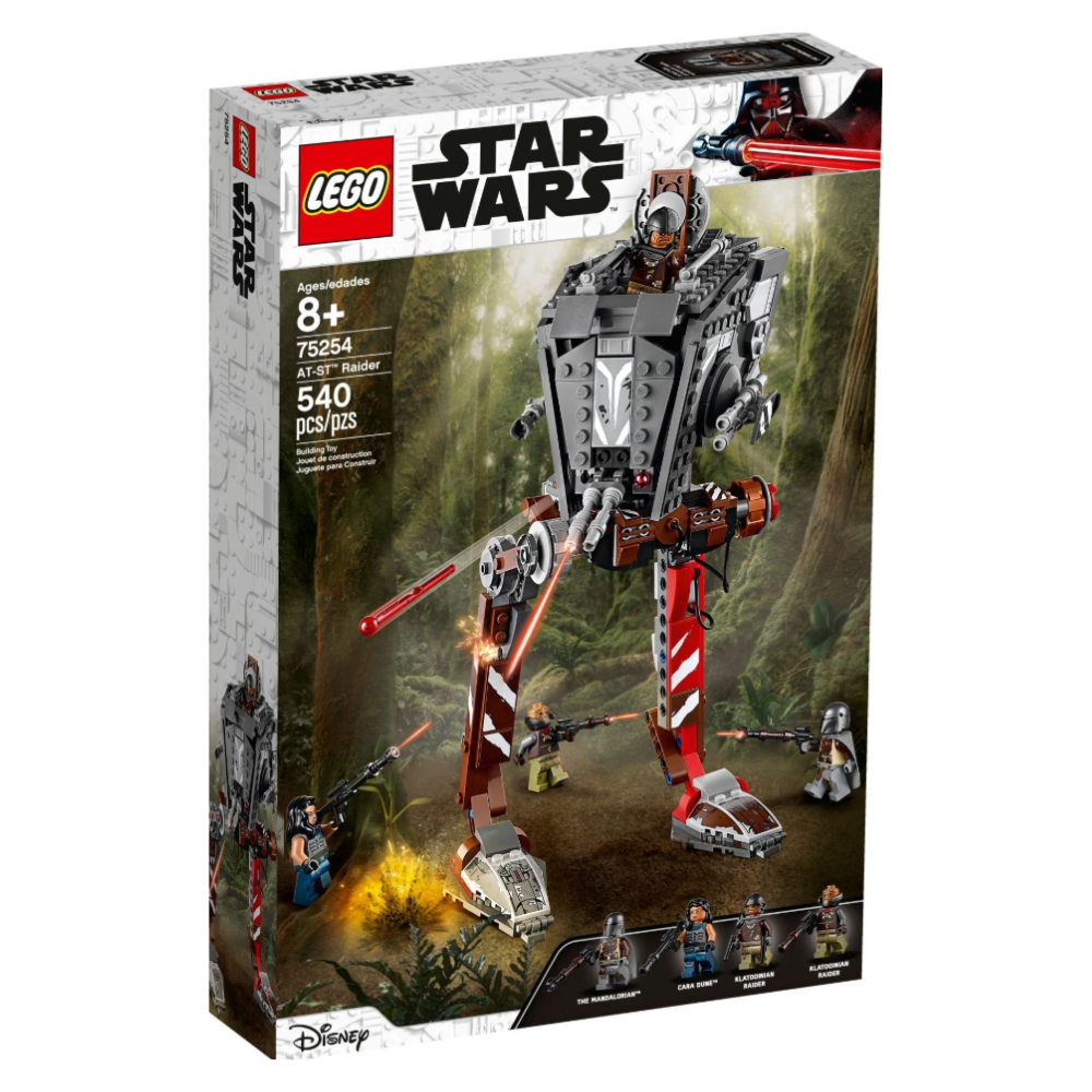 LEGO Star Wars 75254 AT-ST Raider – The Mandalorian Walker Building Set with Minifigures