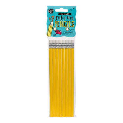 Prank U! Fake Out Pencils (No Lead) – Classic Prank Joke Pencils for Kids & Gags