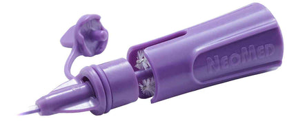 NeoConnect Sterile Cleaning Tool Kit for Open Hub Feeding Tubes – Purple