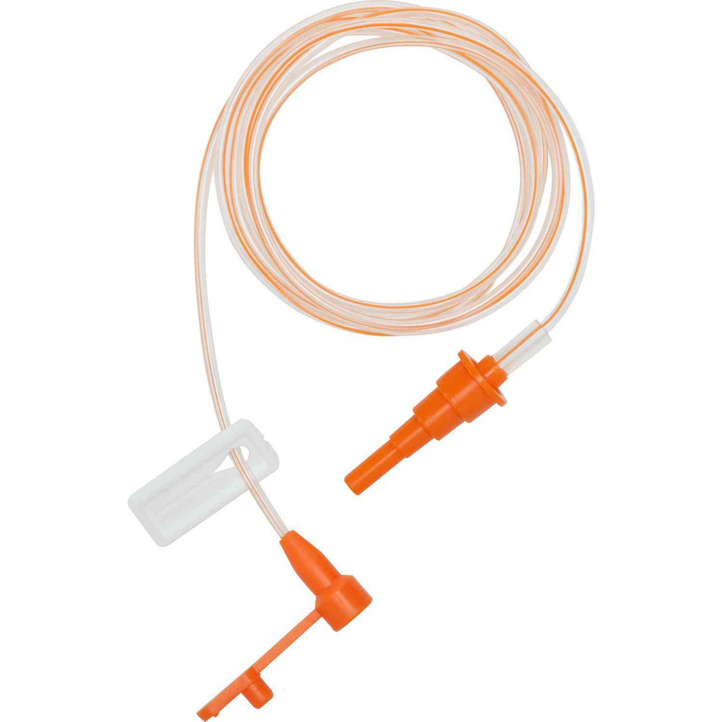 NeoMed Enteral Extension Set 60 Inch Orange PVC Tubing Sterile