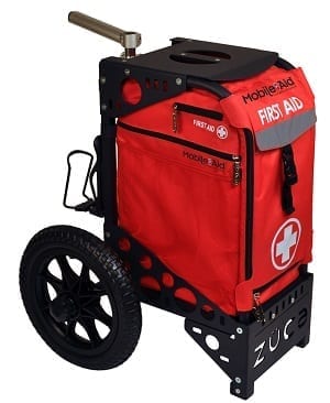 MobileAid All-Terrain Indoor/Outdoor Modular Trauma First Aid Station Cart – 274-Piece Emergency Response System
