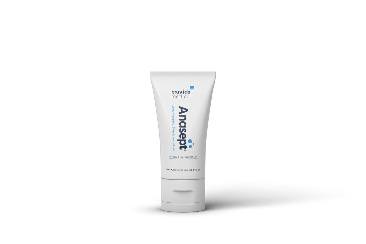 Anasept Antimicrobial Skin and Wound Gel 1.5 oz Hydrogel