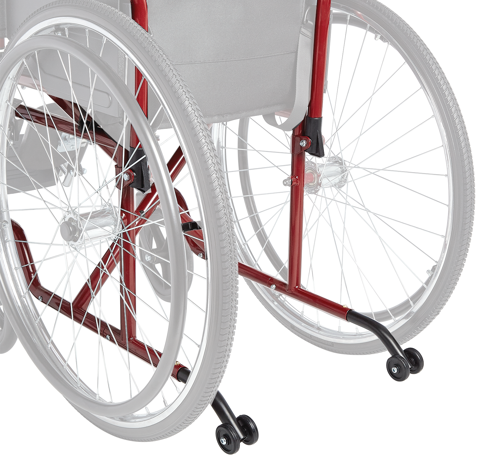 Anti-Tippers designed for Ziggo wheelchairs