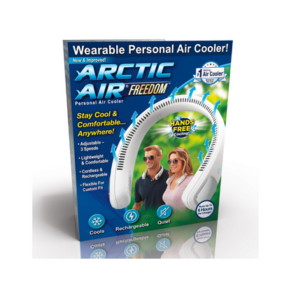 Arctic Air Freedom Personal Portable Wearable Air Cooler Cordless Coolness on the Go