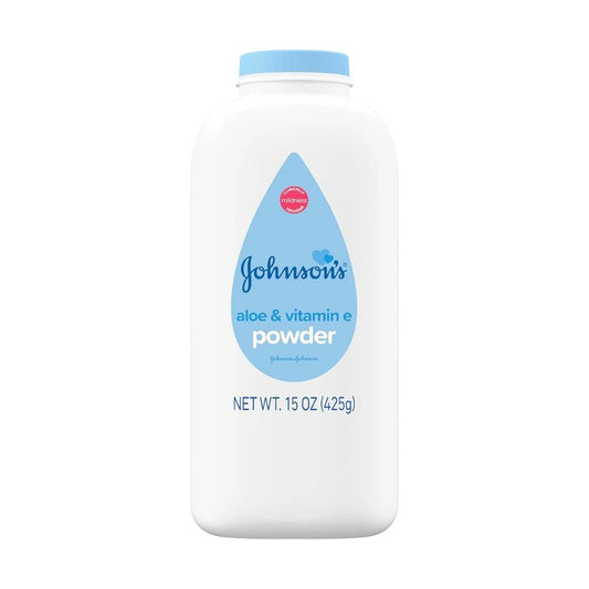 Baby Powder Johnson's Aloe and Vitamin E 15 oz. Scented Shaker Bottle