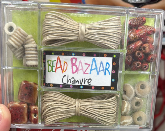 Bead Bazaar Natural Hemp Beads Booklet – 15 Yards Crafting Supply for Jewelry & DIY Projects