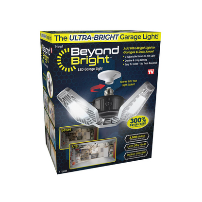 Beyond Bright Garage LED Light Instant, Ultra-Bright Illumination