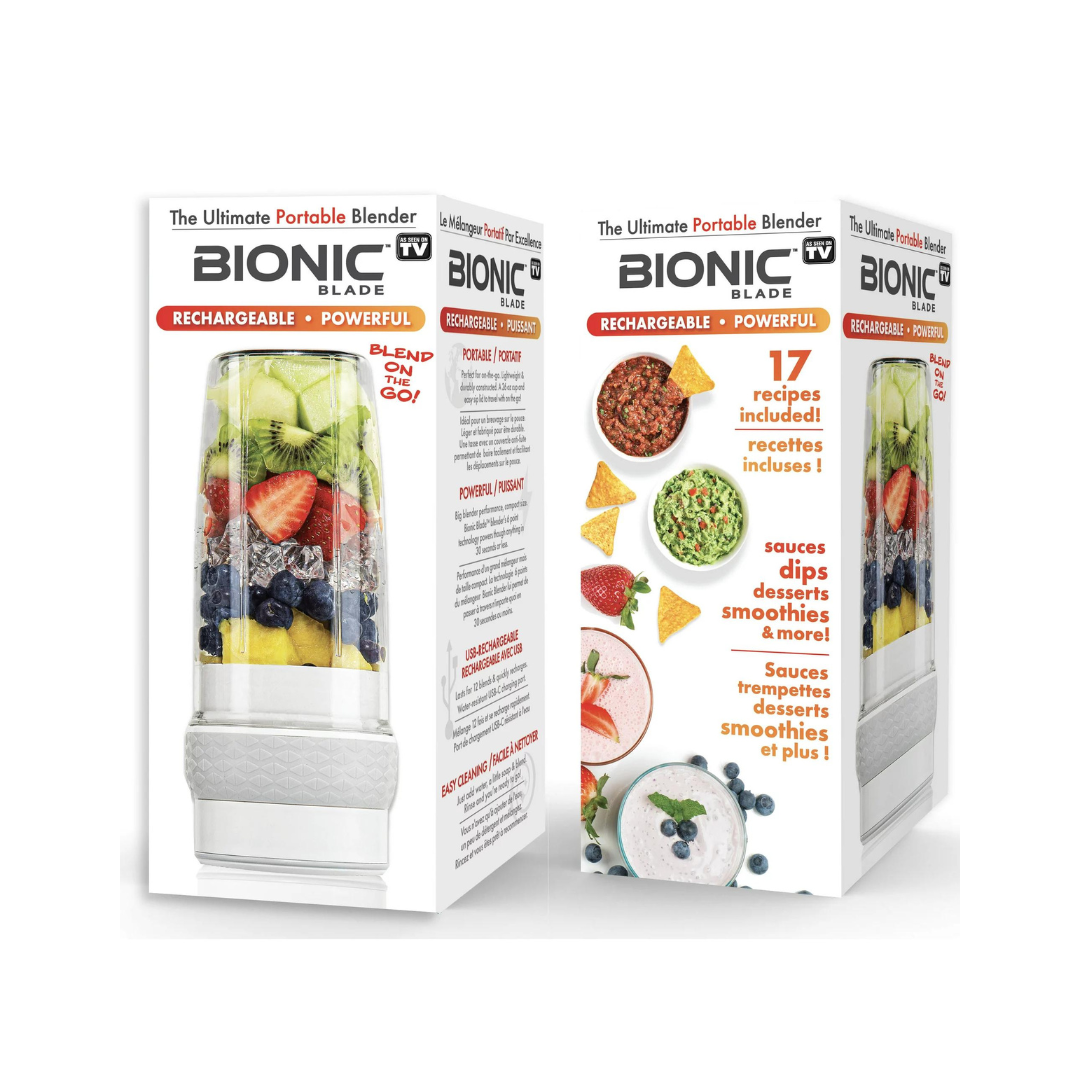 Bionic Blade Personal Blender Cordless, Rechargeable, and Powerful 18,000 RPM