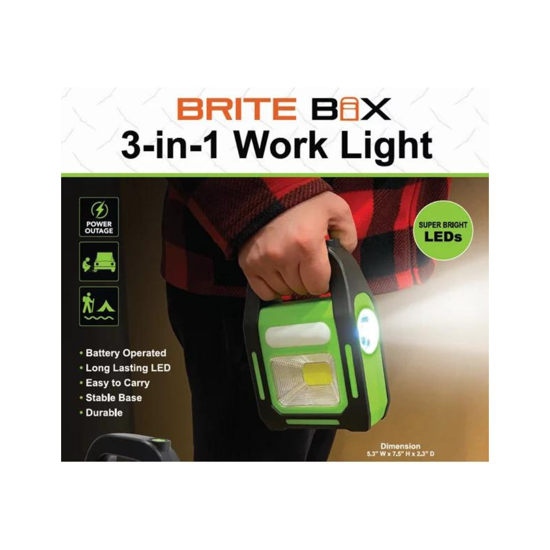 Versatile Brilliance Brite Box 3-in-1 Work Light