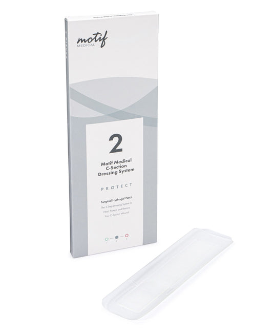 Motif Medical C-Section Bandage Step 2 Protect – Post-Operative Wound Dressing