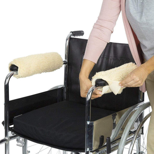 sheepskin wheelchair armrest covers,wheelchair armrest pads,wheelchair armrest pads sheepskin,wheelchair armrests,wheelchair padded armrests, Wheelchair Accessories