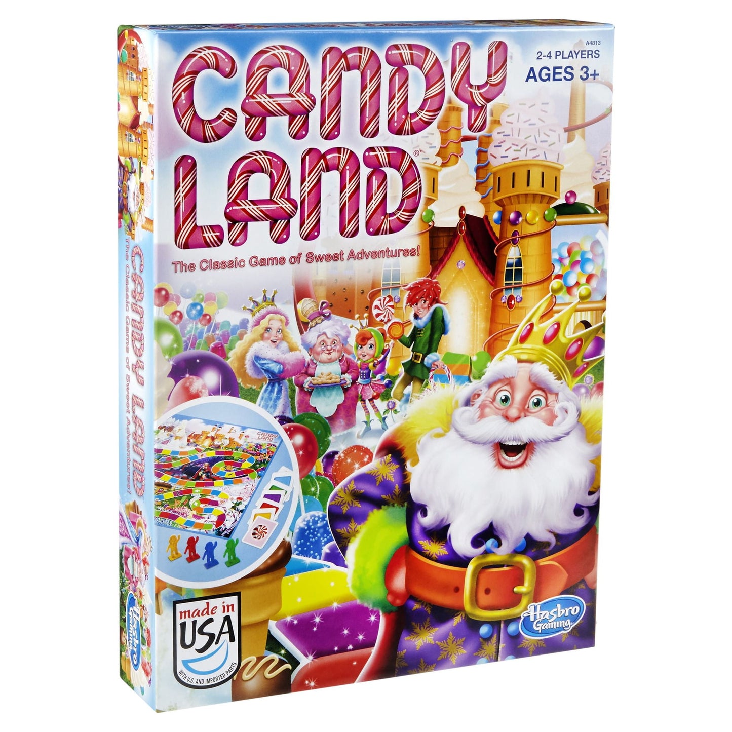 Hasbro Candy Land Board Game for Kids Ages 3+ – Classic Color Matching Family Game