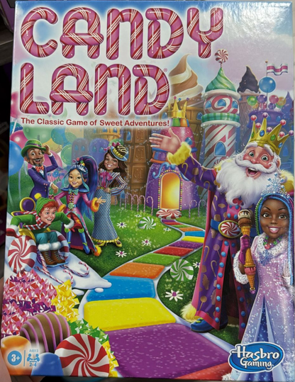 Hasbro Candy Land Board Game for Kids Ages 3+ – Classic Color Matching Family Game