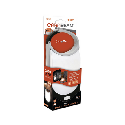 Carabeam Clip-on LED Lantern Portable Brilliance for Every Occasion