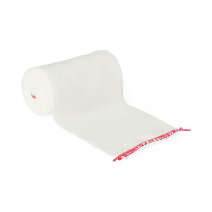Medline Sure Wrap Elastic Compression Bandage 3 Inch x 5 Yard White Non-Sterile with Clips