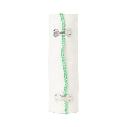 Medline Sure-Wrap Elastic Compression Bandage 6 Inch x 5 Yard White Non-Sterile with Clips