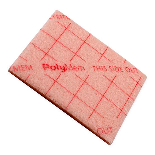 PolyMem Foam Dressing 1-4/5 x 1-4/5 Inch Sterile Nonadhesive with Film Backing
