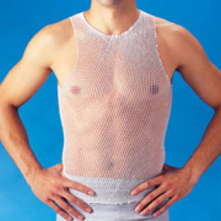 Surgilast Pre-Cut Elastic Net Retainer Dressing Small/Medium Perineum White NonSterile
