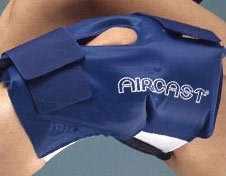 Cold Therapy Wrap AirCast Cryo/Cuff Knee 20 to 31 Inch Circumference Nylon / Vinyl Reusable