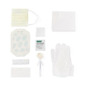 Medline Dressing Change Kit with SorbaView Shield – Central Line Care Set