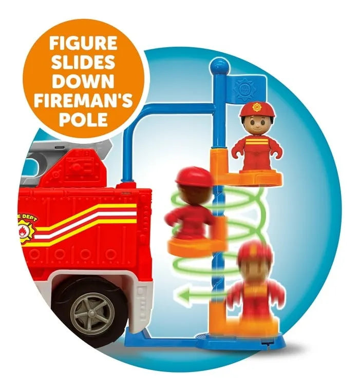 Kid Connection Fire Truck Play Set – 16 Pieces