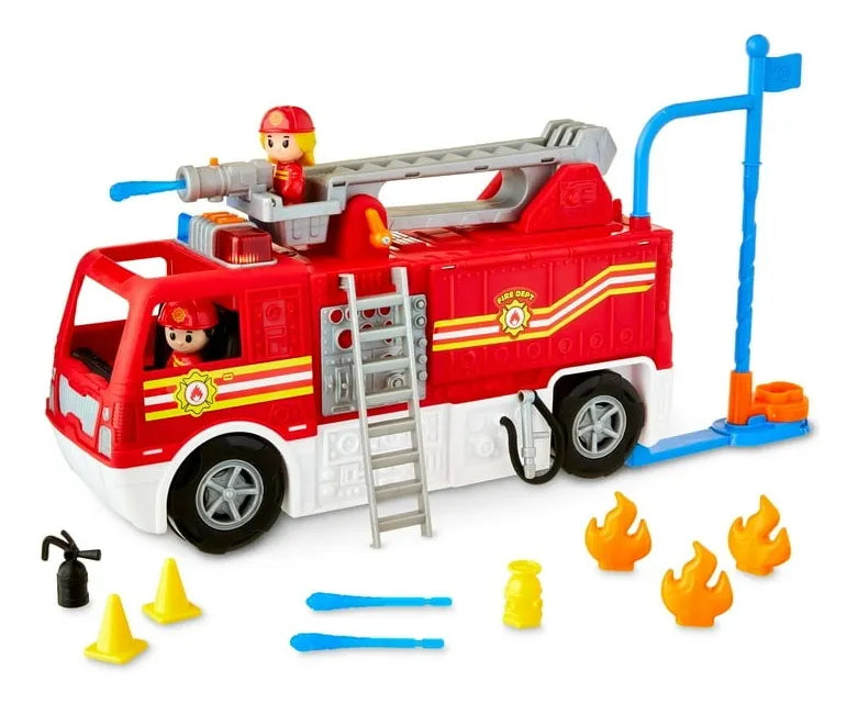 Kid Connection Fire Truck Play Set – 16 Pieces