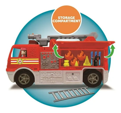 Kid Connection Fire Truck Play Set – 16 Pieces