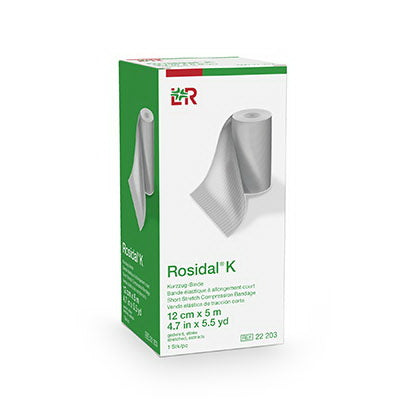 Rosidal K Short Compression Bandage 4.7 Inch x 5.5 Yard High Compression
