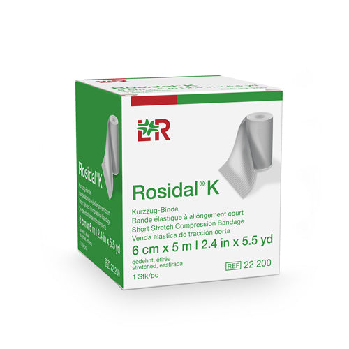 Rosidal K Short Compression Bandage 2.4 Inch x 5.5 Yard High Compression