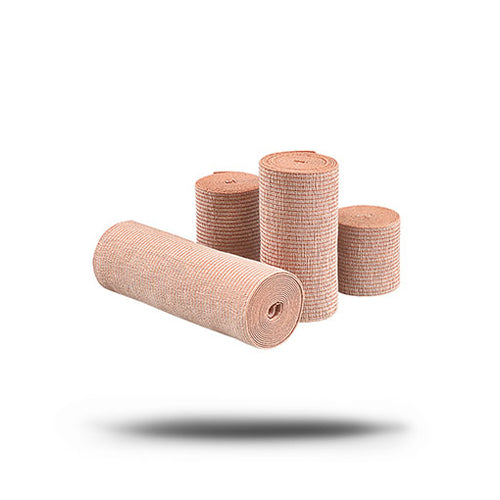 Mueller Elastic Bandage 4 Inch x 5 Yard Tan Standard Compression