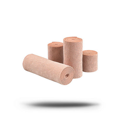 Mueller Elastic Bandage 4 Inch x 5 Yard Tan Standard Compression