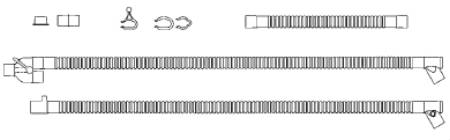 RT-Series Ventilator Circuit Corrugated Tube Dual Limb Adult Without Breathing Bag Single Patient Use Heated Circuit