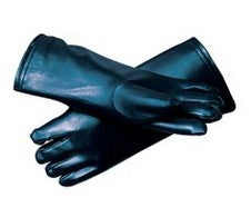 Radiation Reducing Glove Bar-Ray One Size Fits Most NonSterile Vinyl / Lead Extended Cuff Length Smooth Navy Blue Not Chemo Approved