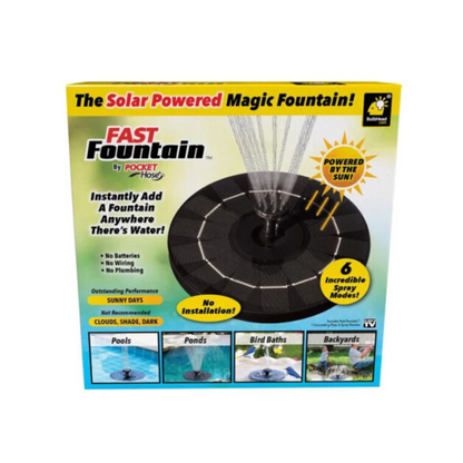 Fast Fountain Solar Powered by Pocket Hose Transform Your Outdoor Space with Eco-Friendly Elegance