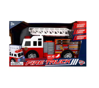 Playright Vehicle Assortment Fire Truck Toy with Lights & Sounds