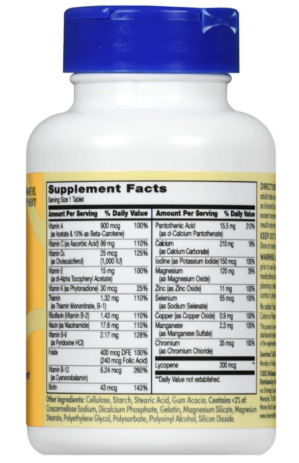Foster & Thrive One Daily Men's Tablets 100 count