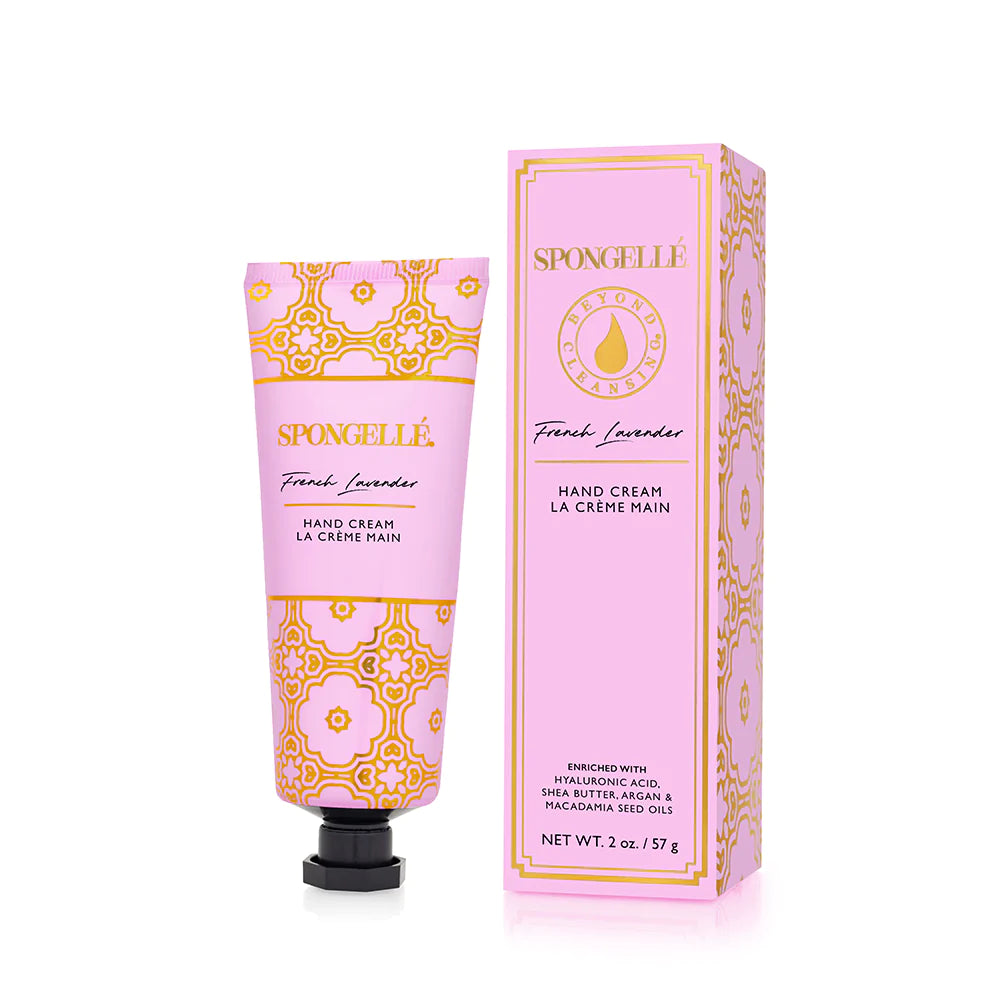 Spongelle French Lavender Hand Cream Hydrating Formula with Signature Scents