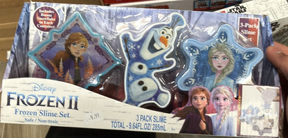 Disney Frozen 2 3-Pack Slime – Fun Shaped Non-Toxic Slime Set for Kids