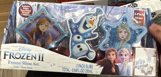 Disney Frozen 2 3-Pack Slime – Fun Shaped Non-Toxic Slime Set for Kids