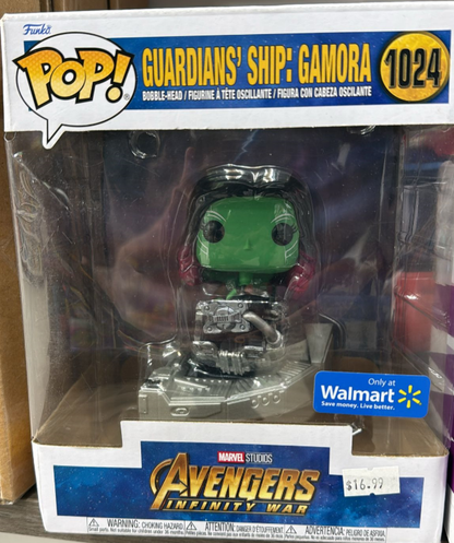 Funko Pop Marvel Avengers Infinity War Guardians’ Ship: Gamora #1024 – Walmart Exclusive Collectible Figure