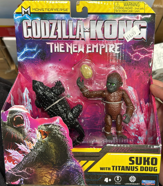Godzilla x Kong: The New Empire – 6" Suko with Titanus Doug Action Figure by Playmates Toys