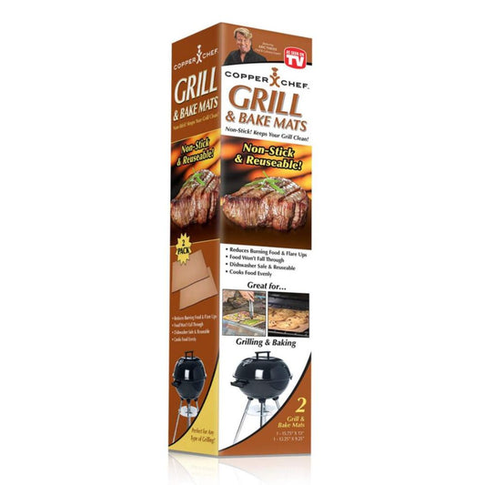 Copper Chef Grill Mats – Non-Stick, Reusable & Heat-Resistant