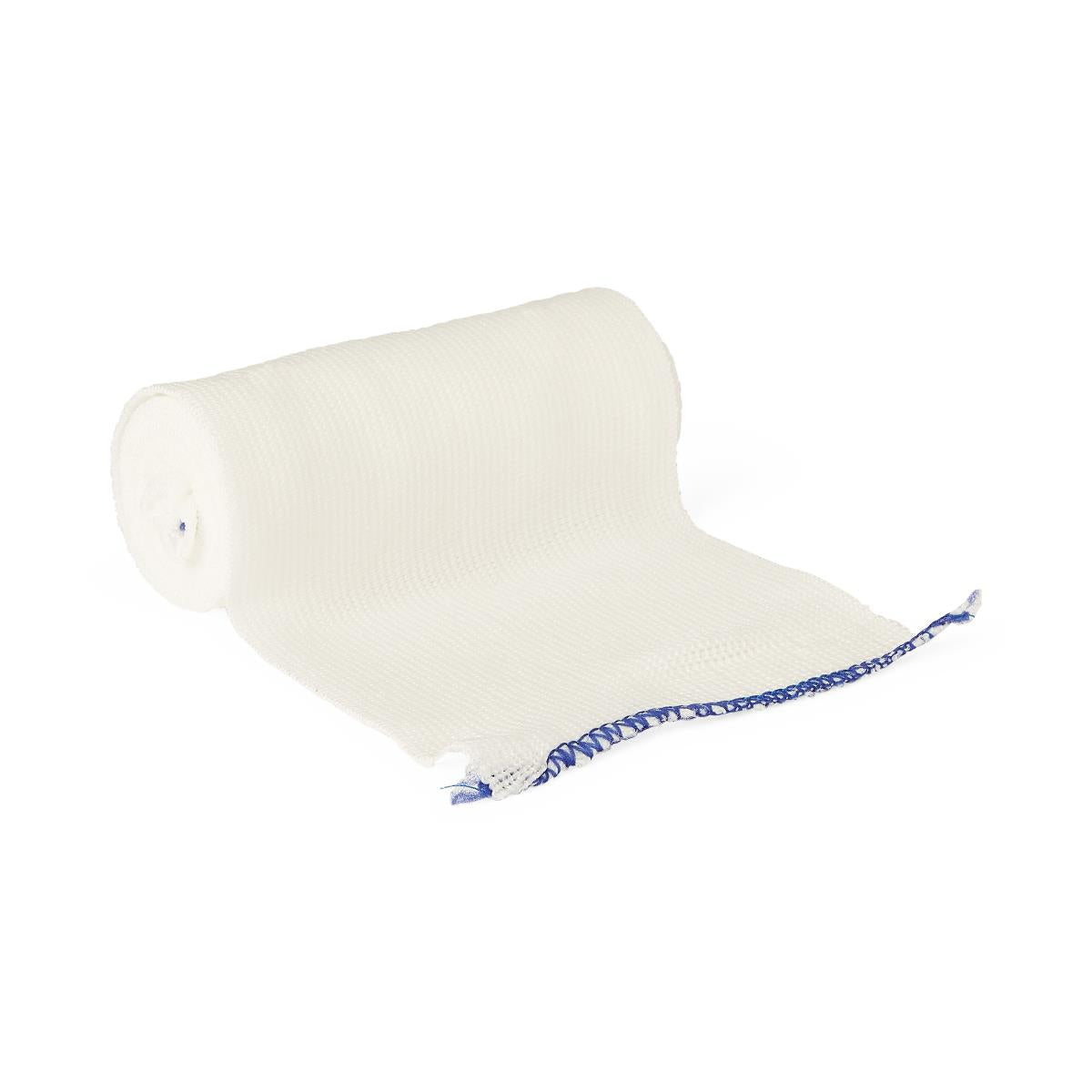 Medline Sure Wrap Elastic Compression Bandage 4 Inch x 5 Yard White Non-Sterile with Clips