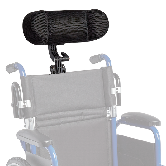 Black Headrest for Wheelchairs