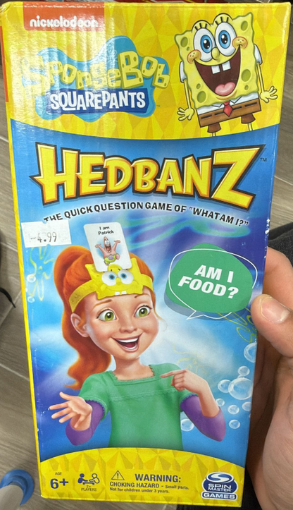 Hedbanz SpongeBob SquarePants Edition Guessing Game – Spin Master Games